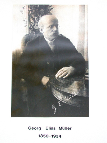 Georg Elias Muller publishes multiple papers on Colour Theory and Memory