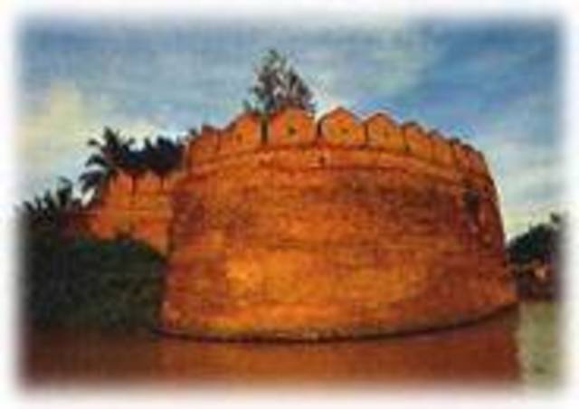 Chiang mai wall is built
