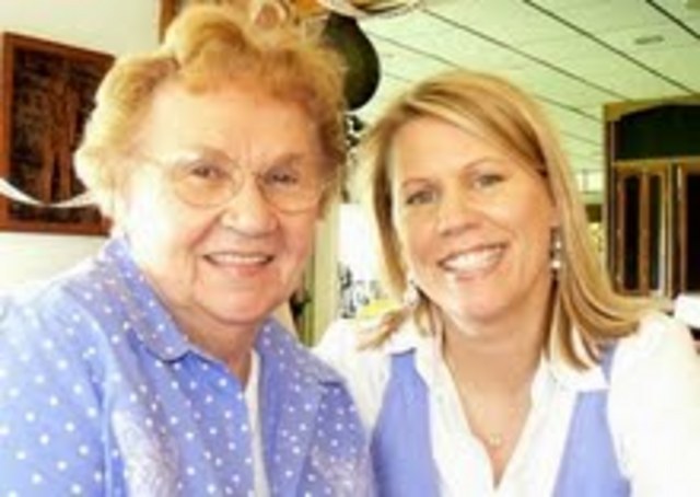 I helped my mom celebrate her 80th birthday.