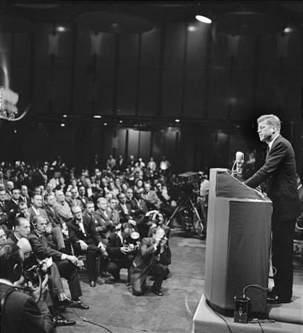JFK Speaks at Houston Ministers' Conference