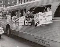 The Freedom Rides by Freedom Riders of 1961