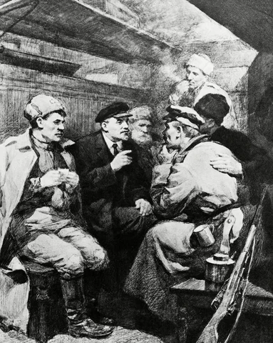 Lenin’s return from exile