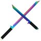 Dual rainbow swords