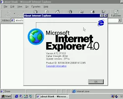 Lanzamiento de Windows 95 con Internet Explorer integrado