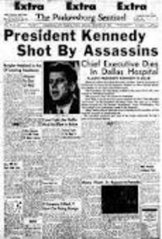 JFK Assassinated in Dallas, Texas