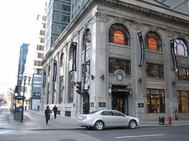 Banana Republic opened its first store outside North America