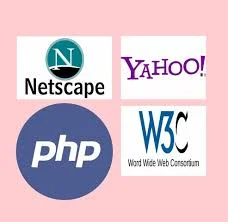 Creación de Nestcape, Yahoo!, PHP y W3C