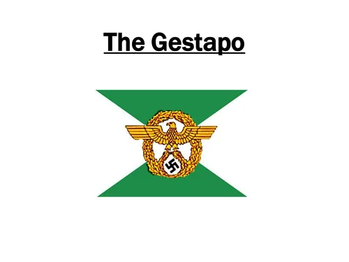 CREACIÓN DE LA GESTAPO