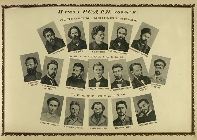 División del partido socialdemócrata ruso