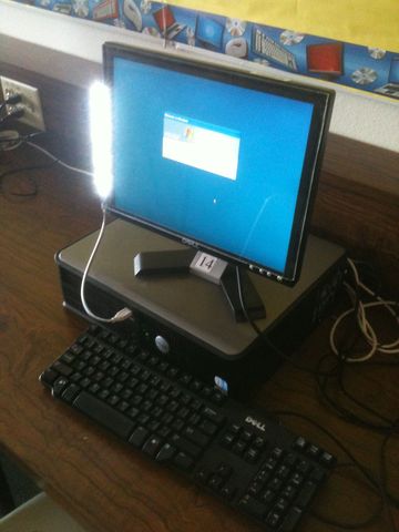 Matt Benson implements USB lights in his classroom
