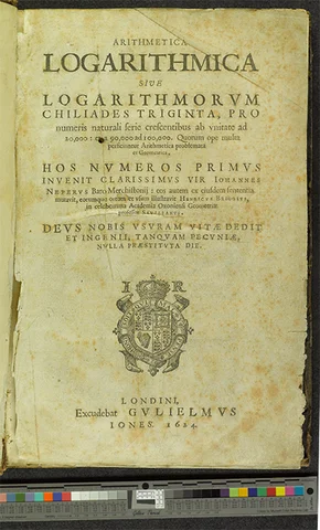 Henry Briggs published “Arithmetica Logarithmica” with extension of logarithms from 1 to 20,000 in 14 decimal places
