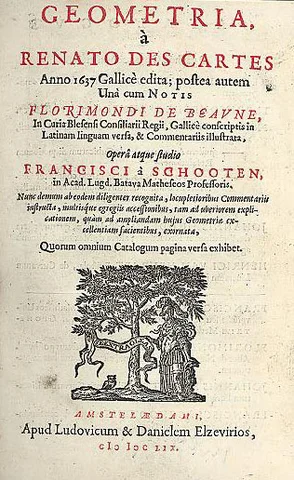 Descartes published "La Geometrie" which bridged algebra and geometry