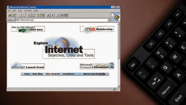 Lanzamiento de Internet Explorer