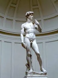 “El David de Miguel Ángel”.  Michelangelo Buonarroti