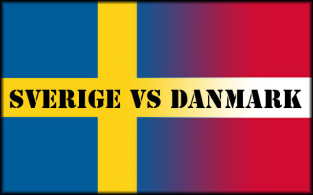 Sverige stormar Danmark