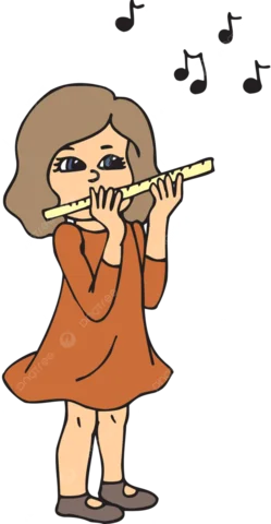 Inteligencia musical: Aprendiendo a tocar la flauta.