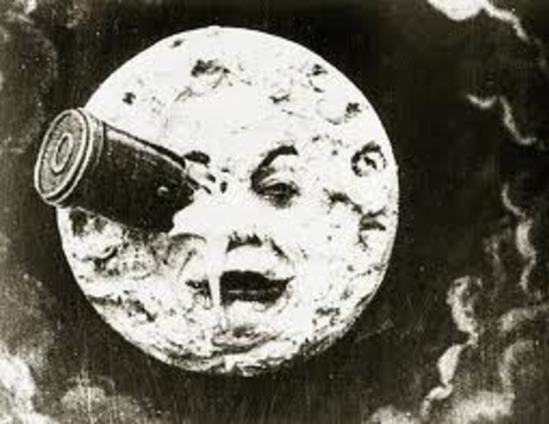 Ο Georges Melies δημιουργεί την ταινία ''Voyage to the Moon''