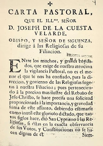 Publicación de una carta pastoral