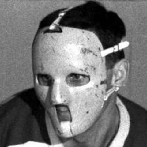 First Goalie to Wear Helmet