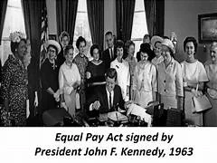 Equal Pay act becomes a Law