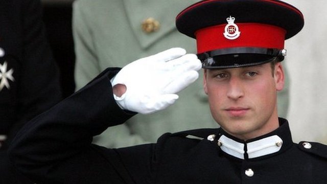 William starts army training