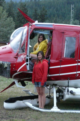 spending summer with helicopter pilots