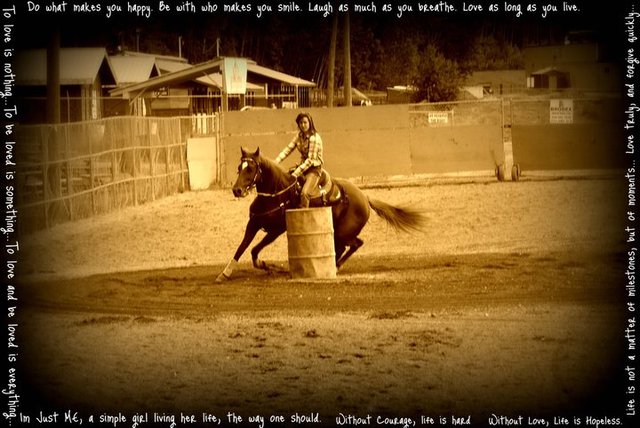 barrel racing