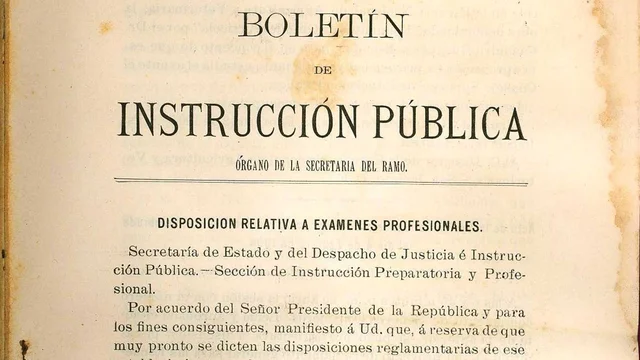 Promulgación de la ley orgánica de Instrucción Pública.