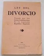 Se estableció la ley del Divorcio