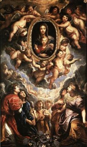 Virgin and Child Adored by Angels