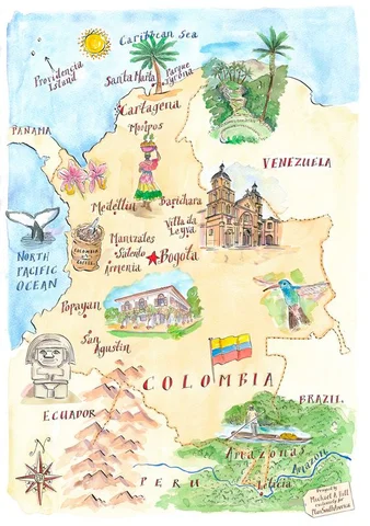 Colombia. Independence Movements Begin