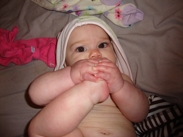 I stood up using my mama's big toe.