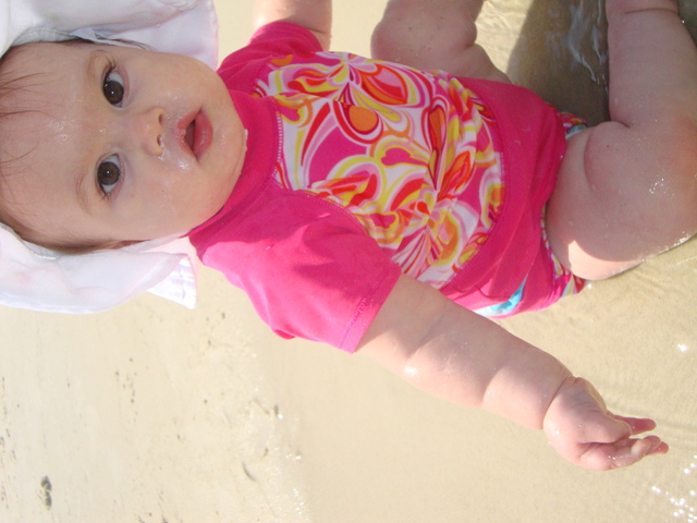 My first trip to the beach!