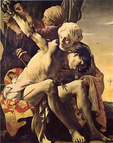 Saint Sebastian Tended by Women