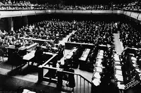 First meeting of the League of Nations