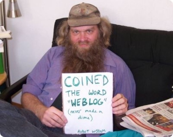 Jorn Barger coins the word 'weblog'