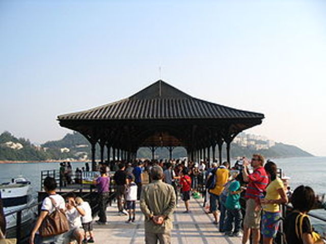 Blake Pier was relocated from Morse Park to Stanley.