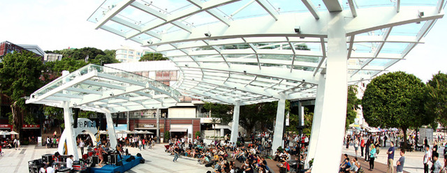 Stanley Plaza's construction commenced.