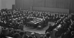 First meeting of the League of Nations