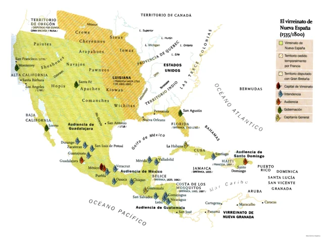 El Virreinato se dividió en 12 intendencias.