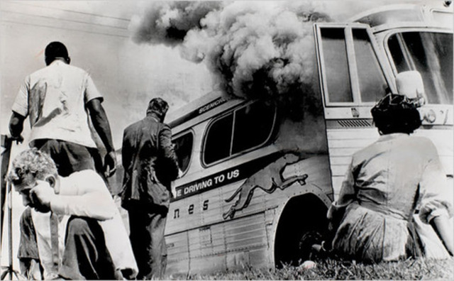 Freedom Riders Attacked