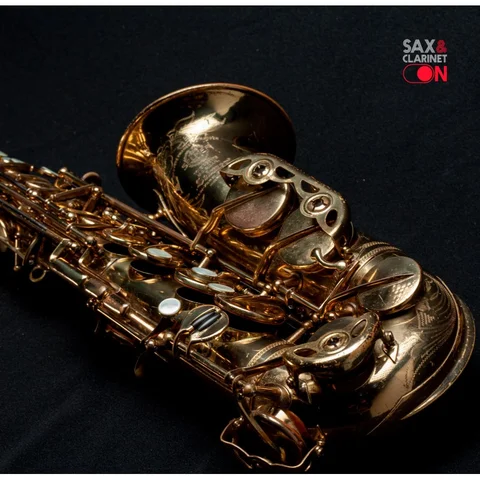 SAXOFÓN ALTO: HENRI SELMER ~ SUPER BALANCED ACTION "SBA" (1940 - 1950)