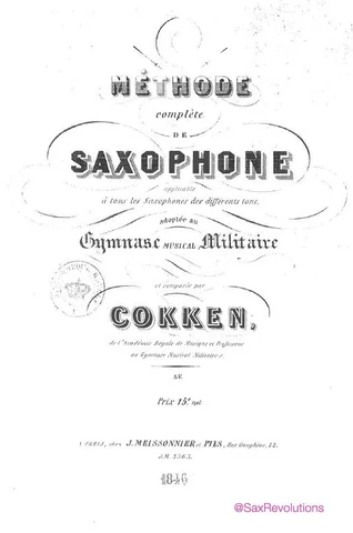 PRIMER PROFESOR DE SAXOFÓN (FAGOTISTA)