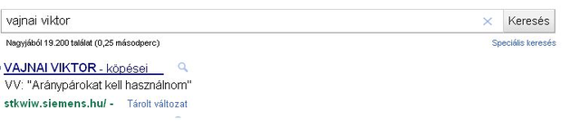 „Aránypárokat (!) kell használnom”