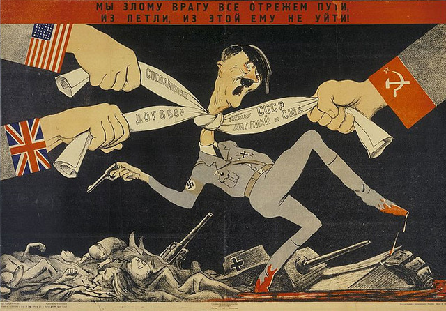 Mutual Assistance agreement between British and Soviets.