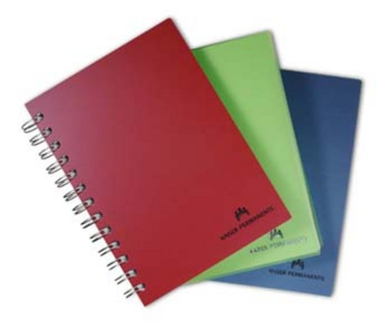 Notebooks with spiral bindings