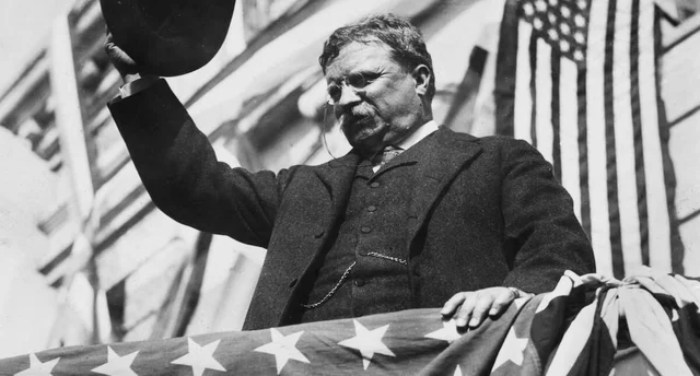 Theodore Roosevelt becomes president