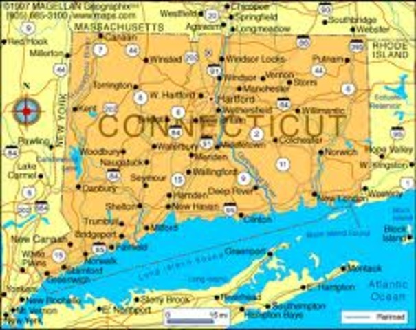 Connecticut is founded