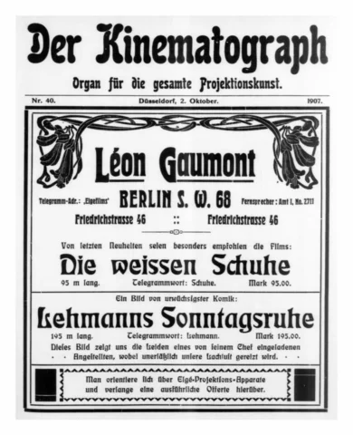 Die erste Kinozeitschrift in Deutschland