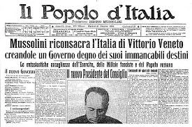 when Mussolini kicked out of Socialist Party for pro-nationalistic sentiments regarding WW I